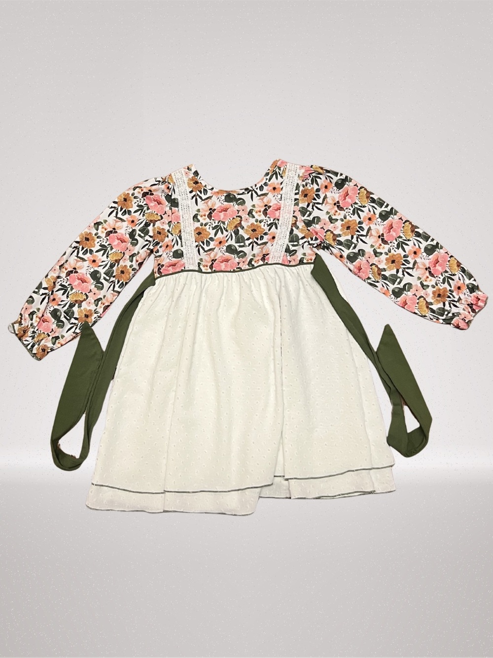 Abby & Evie Floral Tie Back Dress